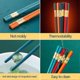 thumbnail image 4 of 5 Pairs Metal Chopsticks Dishwasher Safe,Lightweight Easy to Use Metal Chop Stick Utensils., 4 of 5
