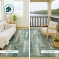 thumbnail image 4 of Addison Rugs Chantille Indoor/Outdoor Transitional Modern Aqua Machine Washable Rectangle Rug, 10' x 14', 4 of 8