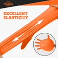 thumbnail image 2 of Guantes desechables TitanFlex Heavy Duty de nitrilo naranja, 6 ml, 2 of 8