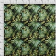 thumbnail image 3 of oneOone Cotton Poplin Black Fabric Neem Leaves Sewing Fabric By The Yard Printed Diy Clothing Sewing Supplies 42 Inch Wide, 3 of 4