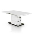 thumbnail image 2 of Furniture of America Verdell Metal 7-Piece Dining Table Set in White, 2 of 10
