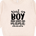 thumbnail image 3 of Inktastic Just a Boy Who Loves His Mama Toddler Sweatshirt, 3 of 4