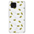 thumbnail image 1 of DistinctInk Clear Shockproof Hybrid Case for Google Pixel 4 XL (6.3" Screen) - TPU Bumper, Acrylic Back, Tempered Glass Screen Protector - Repeating Bumble bees, 1 of 1