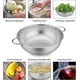 thumbnail image 3 of Colander Set of 3, Stainless Steel Colanders with Handle, Metal Colander Perforated Strainer for Kitchen Pasta/Fruit - Dishwasher Safe- 16/22/28 cm, 3 of 5