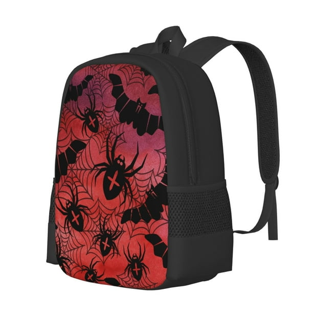 Balery Bats And Spiders Mochila para hombre y mujer - Tela Oxford 600D resistente - Gran capacidad, resistente al agua, ideal para la escuela, viajes y senderismo