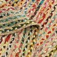thumbnail image 5 of · REDEARTH · Jute Cotton Chindi Area Rug - 8' Round Rug, Handwoven, Non-Shedding, Soft & Durable – Multi Tones for Home Décor in Living Room, Dining Room, Bedroom, 5 of 7