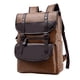 thumbnail image 5 of Mochila para portátil de piel sintética con divisores interiores, multiusos, resistente al agua y portátil. caqui, 5 of 9