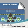 Baright Pickleball Training Poster Mat for Walls Dink Master Exercise
