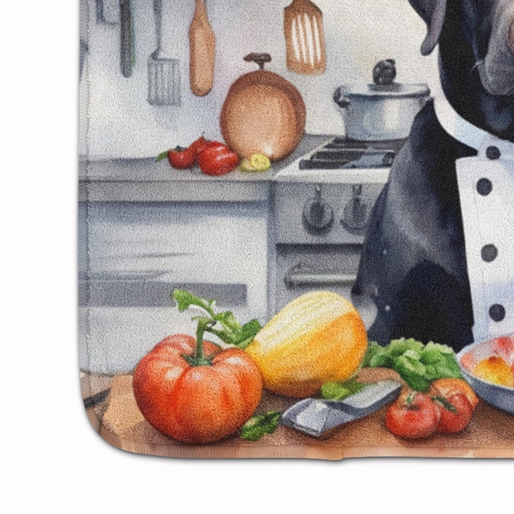 Yorkie Yorkshire Terrier The Chef Memory Foam Kitchen Mat