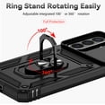 thumbnail image 6 of FIEWESEY for Samsung Galaxy A57 5G Case Built-in Slide Camera Cover & Kickstand Heavy Duty Protection Shockproof Phone Case for Samsung Galaxy A57 5G 6.7 inch ,Black, 6 of 8