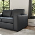 thumbnail image 5 of Roundhill Furniture Sakan Leather Upholstered Loveseat, Blue, 5 of 13
