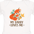 thumbnail image 4 of Inktastic Daddy Loves Me Woodland Fox Boys or Girls Long Sleeve Baby Bodysuit, 4 of 5