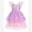 Purple, variant on IBTOM CASTLE Toddler Baby Girls Shiny Butterfly Tutu Dress Princess Birthday Party Pageant Flower Girl Wedding Tulle Dresses 2-6T Purple