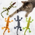 thumbnail image 1 of Juguete para gatos CiyVolyeen Lizard Catnip, paquete de 4 unidades, 36 x 15 cm, 1 of 7