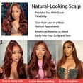 thumbnail image 2 of Brazilian Hair Bundles with 4x4 Lace Closure Reddish Brown Loose Deep Bundles Human Hair For Women, 2 of 8
