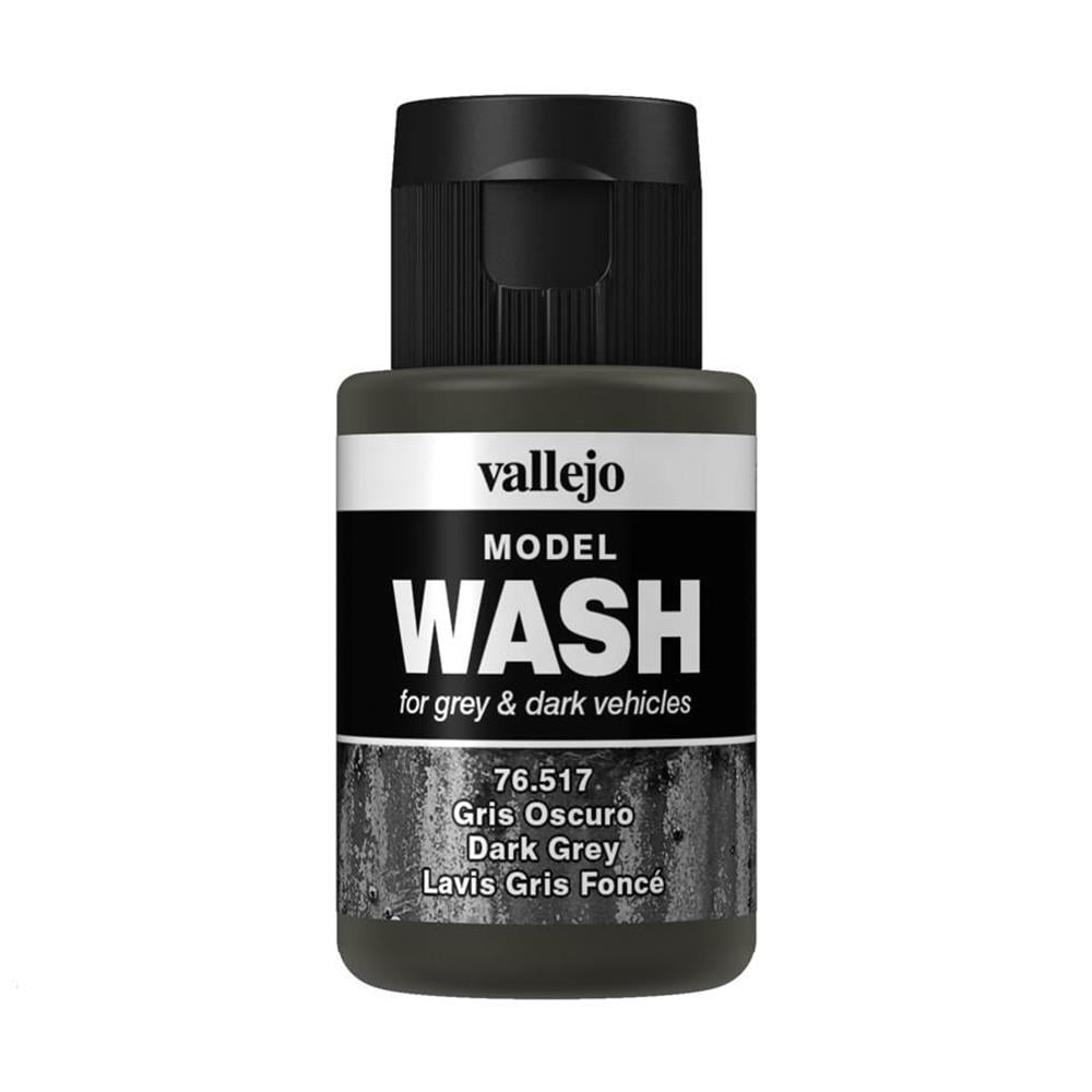 Model Wash Dark Grey Paint 35ml Highly Pigmented Acrylic Durable