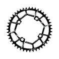 thumbnail image 1 of Bicycle Chainring 104BCD Chainwheel Vélo Anneau Roue de Guidage 104BCD Rond Chaîne Anneau Pièces Chainring Chaîne à Vitesse Unique Noir 42T, 1 of 9