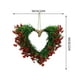 thumbnail image 3 of Corona de flores simulada en forma de corazón, para dintel de puerta, decoración de bodas, festivales, decoración básica de exteriores., 3 of 5
