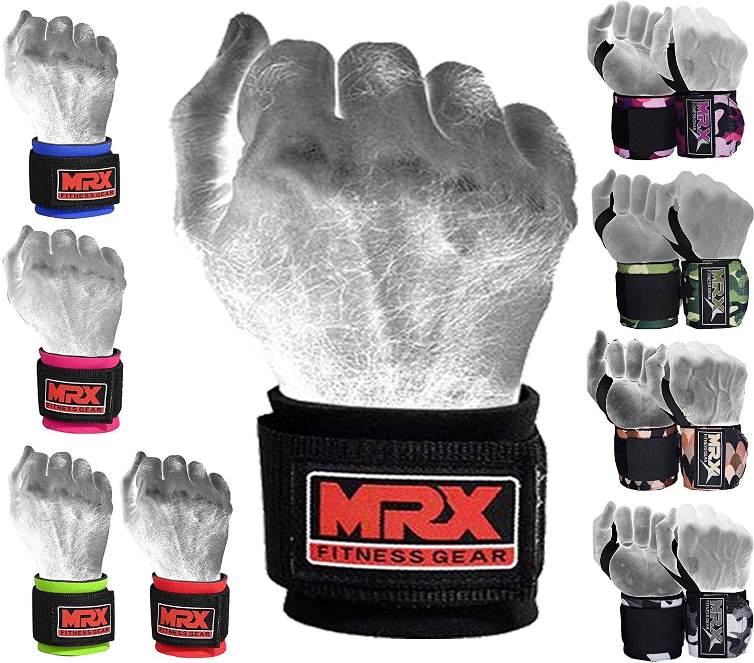 Padded Weight Lifting Gym Training Workout Wrist Support Bandages Bar Straps Padded Weight Lifting Gym Training Workout Wrist Support Bandages Bar Straps