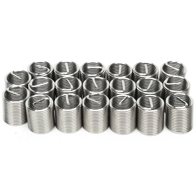 20Pcs Thread Repair Reducer Nut Thread Conversion Sleeve Bushing Screw Fastening M12 x 1.252D