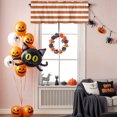 thumbnail image 6 of Kitchen Cafe Valance Curtain for Small Windows,Farmhouse Classic Stripes Rod Pocket Short Valances,42x12in, 6 of 9