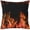 Black Orange Red, variant on Boys Football Throw Pillow Covers (Pack of 1,Football Field Cushion Cover,Kids Teens Cartoon Stars Soccer Print Pillow Cases Sport Theme Green Living Room Sofa Bed Decor,18" Lx18 W