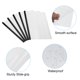 thumbnail image 4 of Cubiertas de Informe Transparentes Uxcell con Barra Deslizante, 10 Pcs Cubiertas de Currículum con Agarre Deslizante de 15 mm, Capacidad de 135 Hojas, Negro, 4 of 6