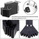 thumbnail image 3 of 4pcs Universal Non-slip Rubber Pads for Ladder Extension Feet Protection, 3 of 4