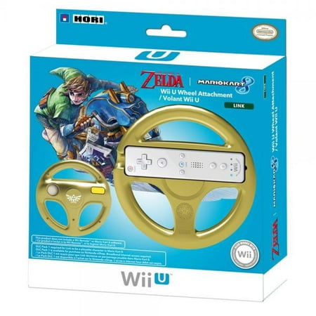 Hori Wii U Mario Kart 8 Racing Wheel, Zelda (Wii