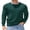 Bright Green, variant on Mens Sweater Crewneck Pullover Long Sleeve Lightweight Sweater Plain Knit Silm Fit
