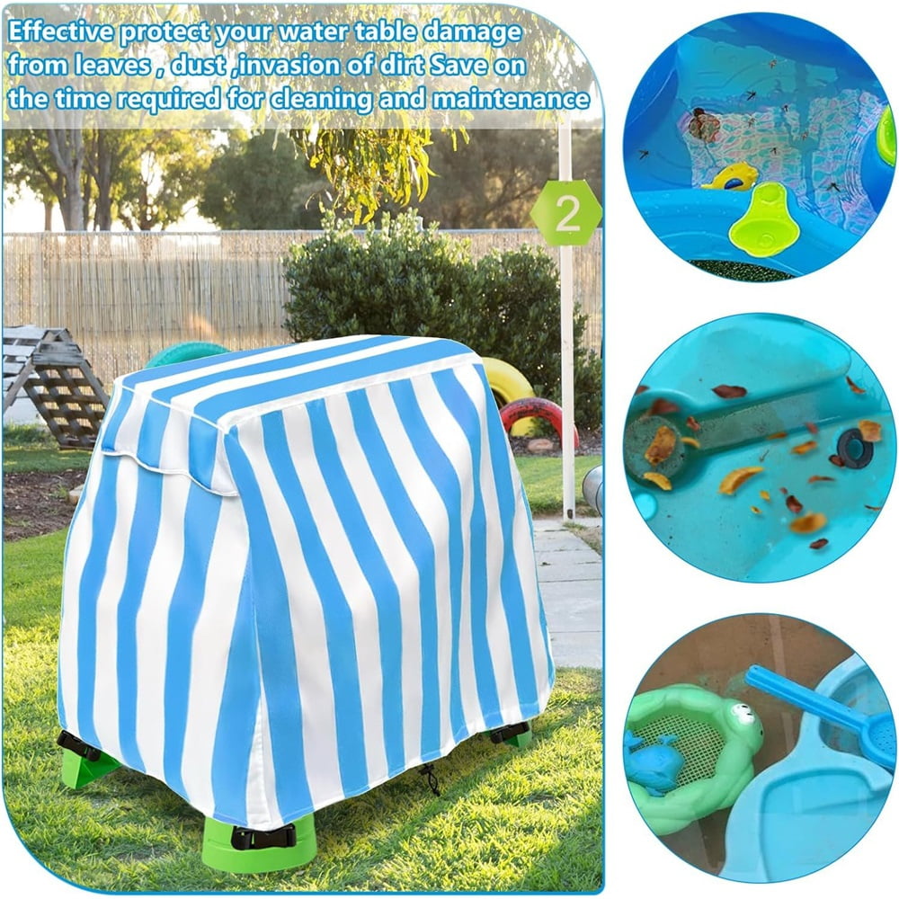 Yl-YANG Water Table Cover Toddler Outdoor Toys for Toddlers 1-3, Outdoor Toys Cover, Water Table Accessories（blue）