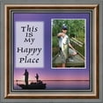 thumbnail image 4 of Fishermans Happy Place, Fishing Gifts, Beach, Boating or Fishing Decor, Personalized Picture Frame, 10X10 9722, 4 of 6