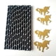 thumbnail image 5 of 25pcs Pajitas de Beber de Unicornio Glitter Negras de Estrellas Decoración de Cumpleaños de Navidad Gloria, 5 of 8