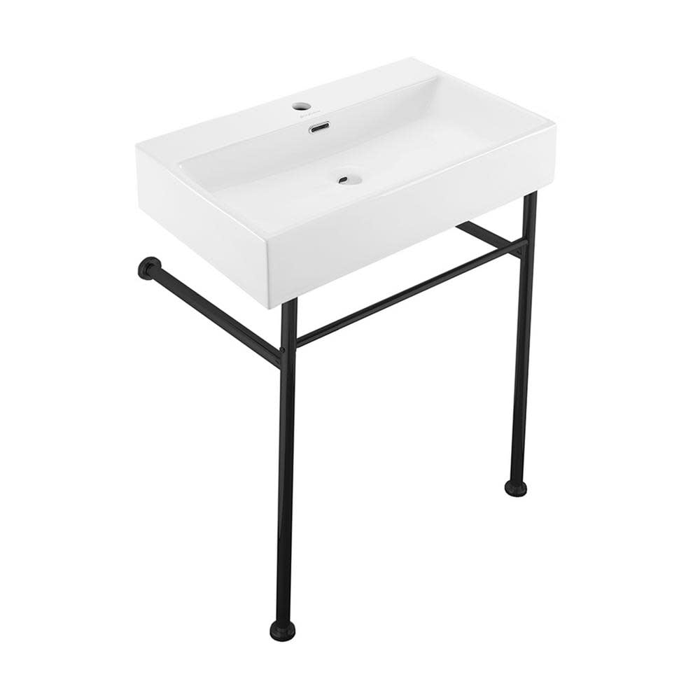 Swiss Madison SmCs771 Claire 24" Rectangular Ceramic Console Bathroom