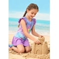 thumbnail image 5 of Lanbubble Girls Tankini Swimsuit Set Ruffle Sleeve 2-Pieces Bathing Suit Mermaid 7-8 Years, 5 of 11