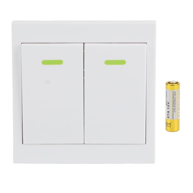 Interrupteur à Télécommande Sans Fil Mural Interrupteur DC12V Ignifuge pour RVs Bateaux2 Gang