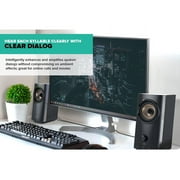 Creative T60 2.0 Bluetooth Speaker System - 30 W RMS - Black - Desktop - 50 Hz to 20 kHz