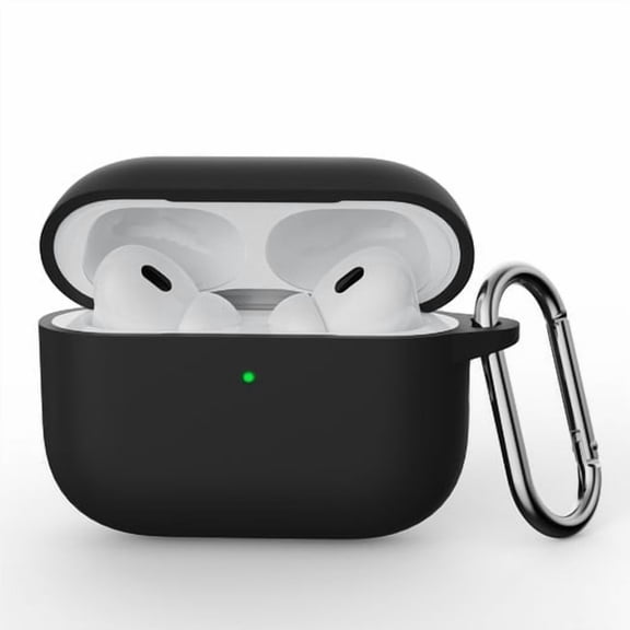GadgetCom Replacement Case Compatible with Apple AirPods Pro 3 , Anti-Scratch Silicone Cover Soft Earbuds Pouch Shell With Carabiner