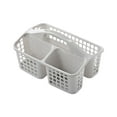thumbnail image 2 of Plastic Shower Caddy Basket with Compartments & Handle, Bathroom, Bedroom, Kitchen, College Dorm, Garden, Under Sink (Gray), 2 of 6