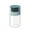 Blue, variant on Opvise Glass Salt Shaker with Moisture Resistant Seal Easy Refill Transparent Design Food Grade Seasoning Jar Beige