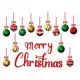 thumbnail image 3 of Decoraciones de Pared para Dormitorio Elementos de Navidad Ilustrados con Bigotes Decoración de Fondo de Dormitorio de Niños Pegatina de Pared Decoraciones de Pared de Navidad, 3 of 6