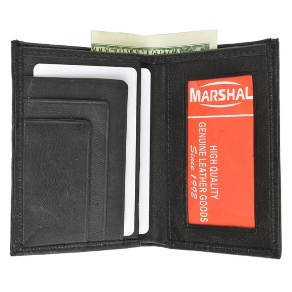 Slim Lambskin Leather Credit Card ID Mini Bifold Wallet 81