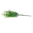 thumbnail image 4 of 15 Heads Artificial Flowers Plastic Fake Plants Wedding Garden In/Outdoor Decor, 4 of 10