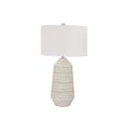 thumbnail image 2 of JERFIT Modern Ceramic Table Lamp with Fabric Shade, 3-Way Touch Control, Cream Accent Light for Bedroom Living Room Office Decor, 2 of 7