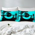 thumbnail image 3 of Erosebridal Circle Geometric Fitted Sheet Set Full, Futuristic Minimalst 02, Abstract Decor（No Top Sheet）, 3 of 6