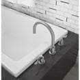 thumbnail image 2 of Kingston Brass KS8328DFL NuWave French Two-Handle Deck Mount Roman Tub Faucet, Brushed Nickel, 2 of 7