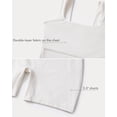 thumbnail image 5 of Delimira Women' s Maternity Bodysuit Sleeveless Shorts Jumpsuit Square Neck Tank Top for Pregnancy, 5 of 5