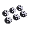 thumbnail image 4 of Sewing Patches, Tai Chi Pattern Yin Yang Patch Cotton Material 6PCS  For Wallet For Package For Hat For Shirt, 4 of 8