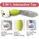 thumbnail image 3 of Squeaky Plush Dog Toy For Medium Large Dogs Puppy, 3 In 1(squeaky Stuffed Head, Rubber Body, And Crinkle Paper Tail) Durable Dog Chew Toys Pet Toys (s, 3 of 4