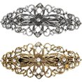 thumbnail image 1 of Shisuyan Hair Barrettes Alloy Rhinestone 2Pcs 4.1X1.8In, 1 of 9